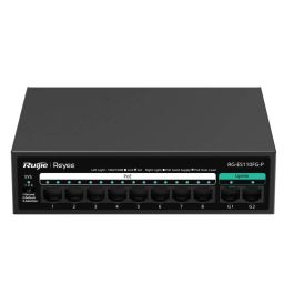 Switch RUIJIE RG-ES110FG-P PoE 8 ports 10/100 Mbps + 2 ports Gigabit