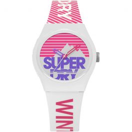 Montre Femme SUPERDRY - Blanc & Rose (SYL-255WP)