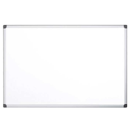 Tableau Blanc Magnétique cadre Aluminium 60 X 90 cm