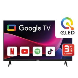 TV VEGA 75" Smart Qled 4K UHD Avec Récepteur Intégré - Noir