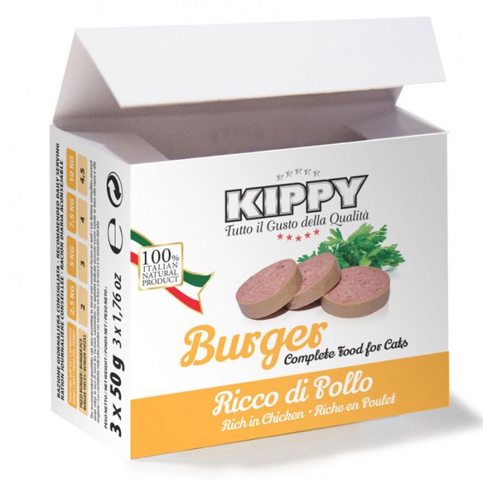 Pâté KIPPY Burger Poulet Pour Chat