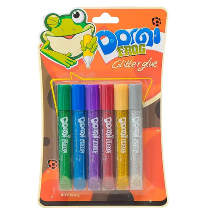 Colle à paillettes PASCO Glitter Glue Domi Frog - Assortis