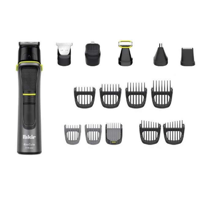 Coffret De Tondeuse Rechargeable FAKIR avec Accessoires 15en1 - Noir