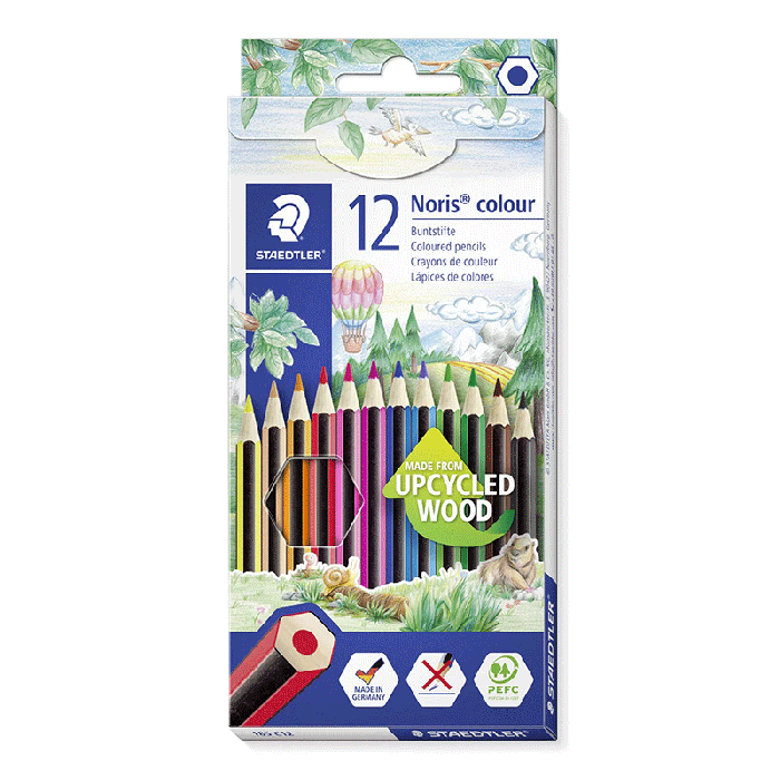 12 Crayons de couleur STAEDTLER Noris 185