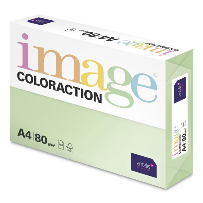 Papier Couleur IMAGE COLORACTION A4 80GR 21x29 - Vert