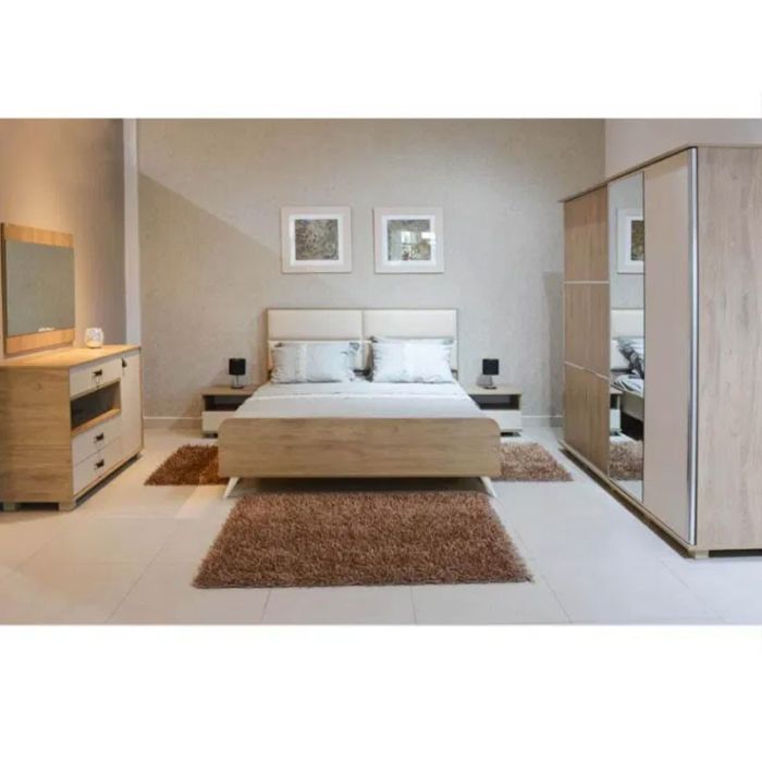 Chambre Adulte DETENTE 200x160cm 2 Portes - Denver / Beige - Tunisie