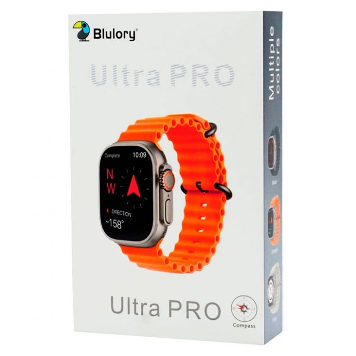 Montre Connectée BLULORY Ultra Pro - Orangé 