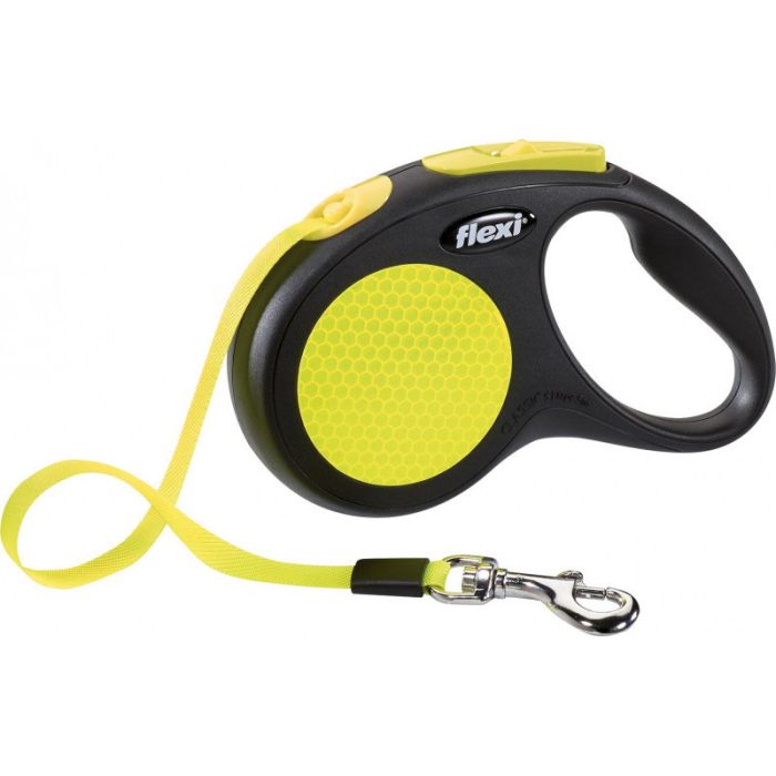 Laisse New Neon Tape S 5m - Jaune