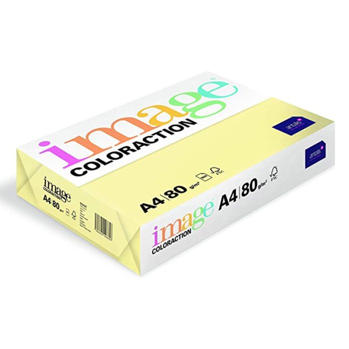 Rame Papier Image Coloraction  A4 80Gr  - JAUNE