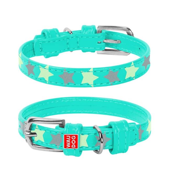 Collier GALMOUR STAR Pour Chien 19-25Cm - Vert-Menthe