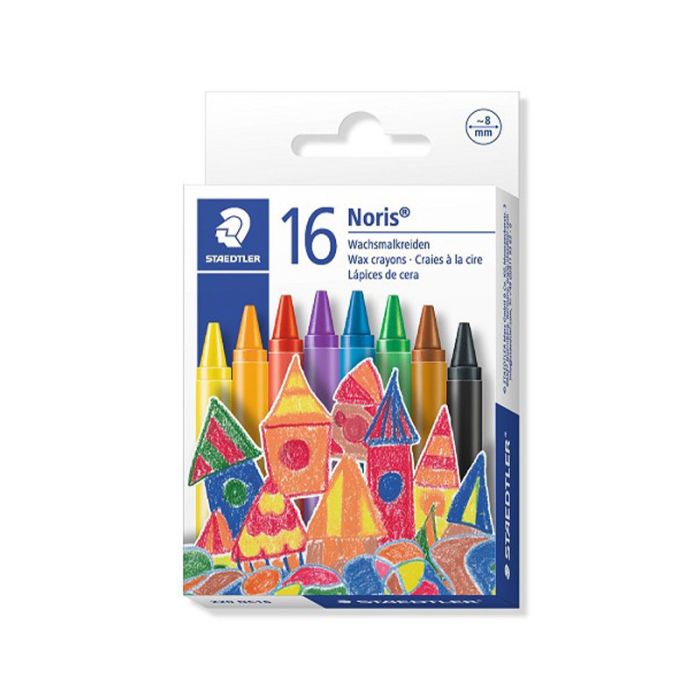 Pack de 16 Crayons De Cire STAEDTLER Noris Club - Assortis