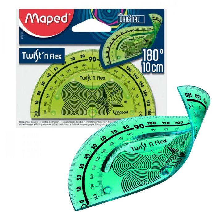 Rapporteur MAPED Twist'n Flex 10cm/180° 