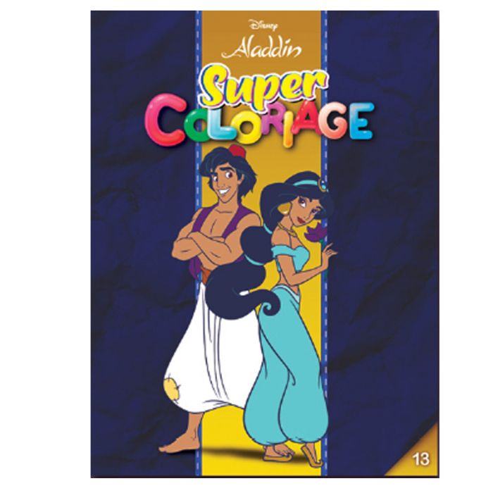 Livre De Coloriage YAMAMA Super Coloriage Aladdin