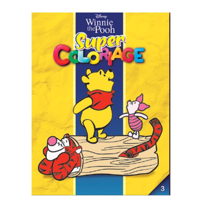 Livre De Coloriage YAMAMA Super Coloriage Winnie The Pooh 