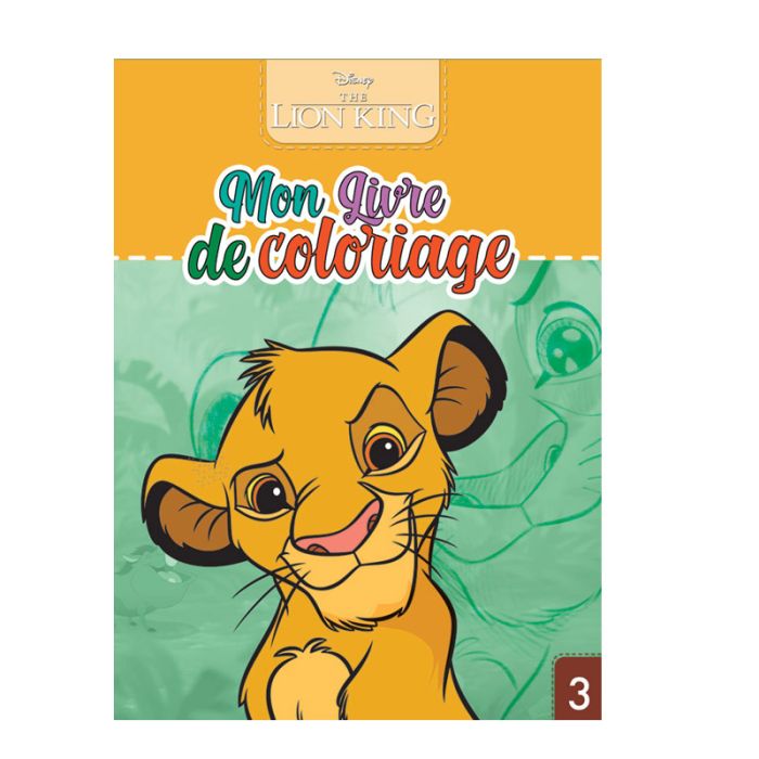 Livre De Coloriage YAMAMA Mon livre de Coloriage LION KING 