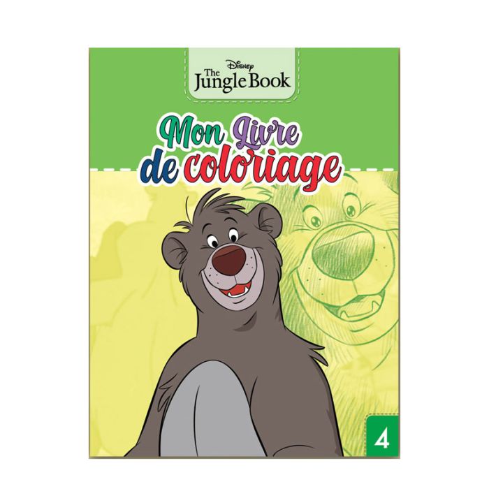 Livre De Coloriage YAMAMA Mon livre de Coloriage The Jungle Book 