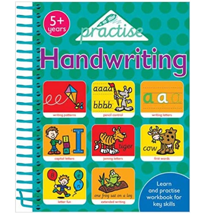  Livre Practise Handwriting Reliure spirale  - En anglais