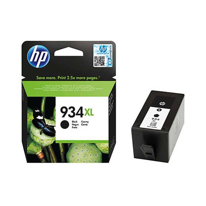 HP 934 noir HP Cartouches jet d'encre HP Cartouches d'encre HP 934  (C2P19AE) cartouche d'encre (d'origine) - noir