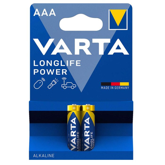 2x Piles VARTA Longlife Power LR03