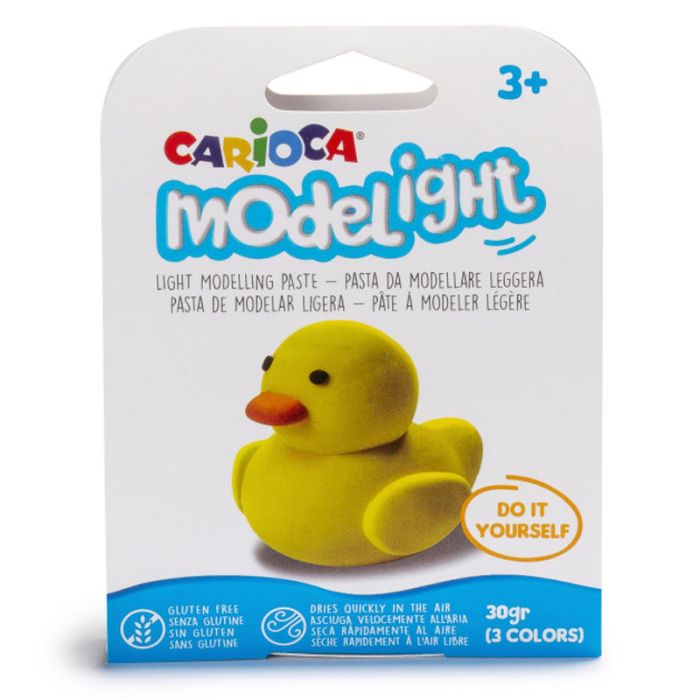 Pâte à modeler CARIOCA MODELIGHT Animals - Assortis