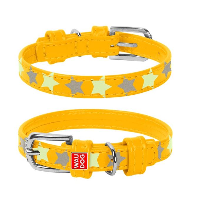 Collier GALMOUR STAR Pour Chien 19-25Cm - Jaune