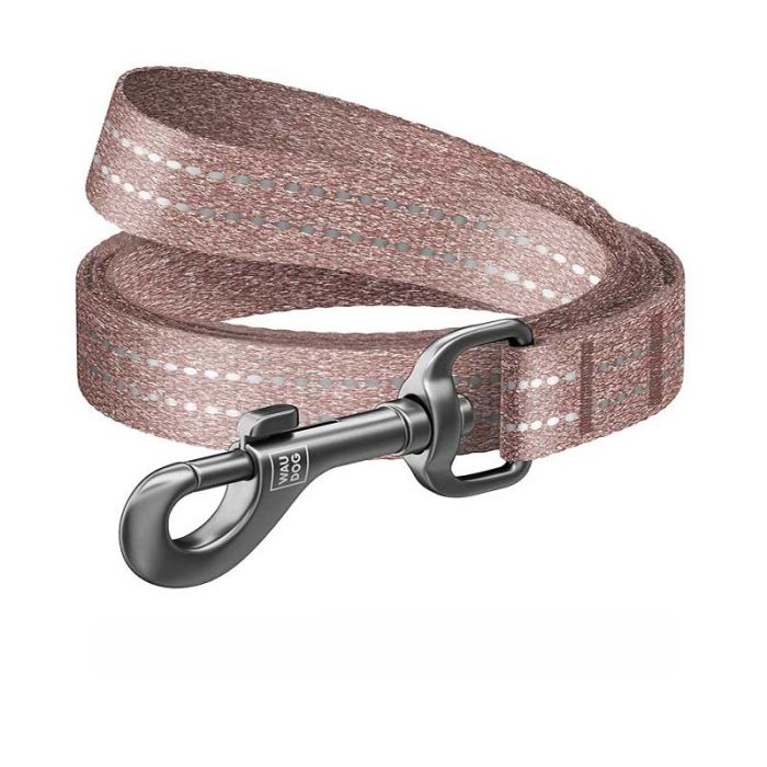 Laisse Coton  15mm Pour Chien - Marron