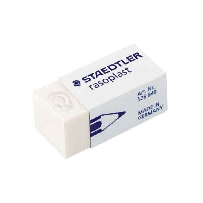 Gomme STAEDTLER Rasoplast B40 - Blanc