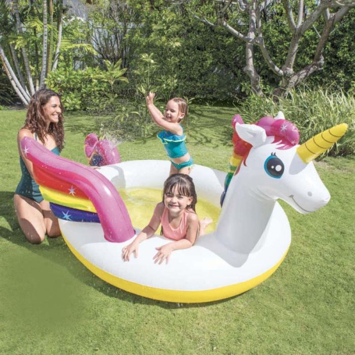 Piscine Fontaine Gonflable Licorne INTEX (57441NP)