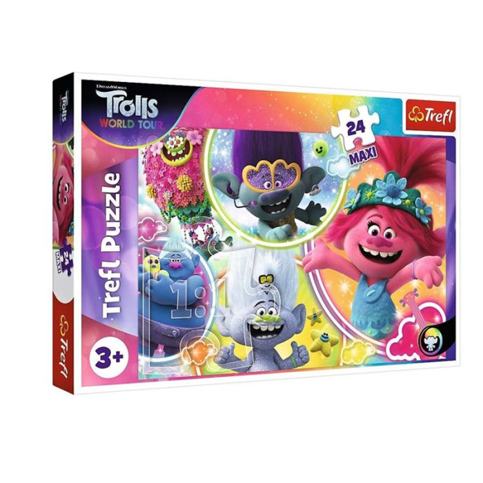 Puzzle TREFL Trolls 24 pièces Maxi