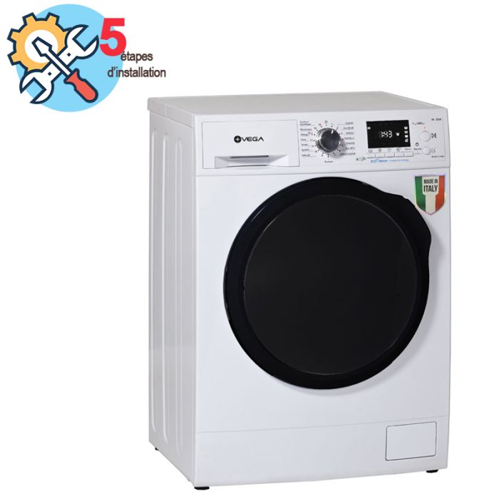 Lave Linge Frontale VEGA F1014WDBA1D1IN 10.5 kg - Blanc