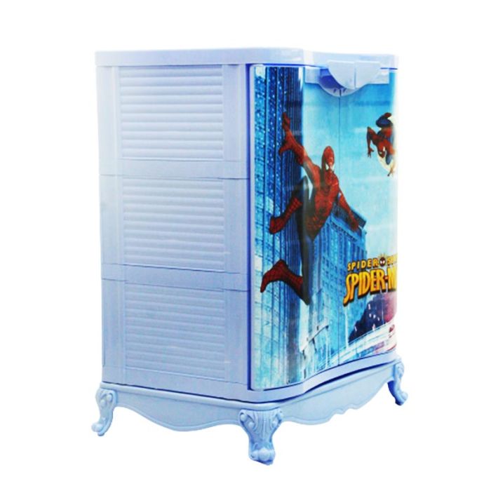 Armoire En Plastique SOFPINCE SpiderMan 2 Portes - Bleu