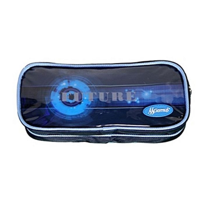 Trousse GEMUS Double Fermeture - Bleu