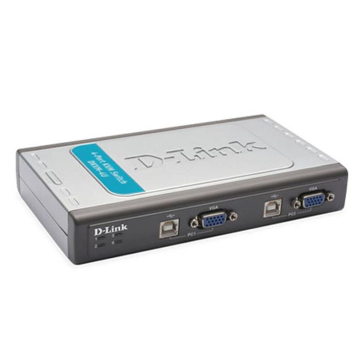 Switch D-LINK 4 ports avec câbles intégrés USB