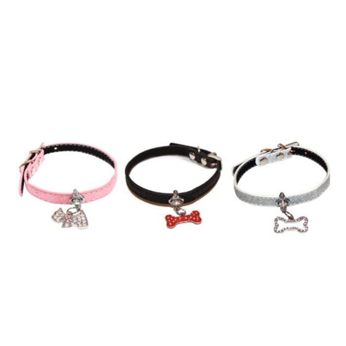 Collier Charm Pour Chien 1x30 cm  - Assortis