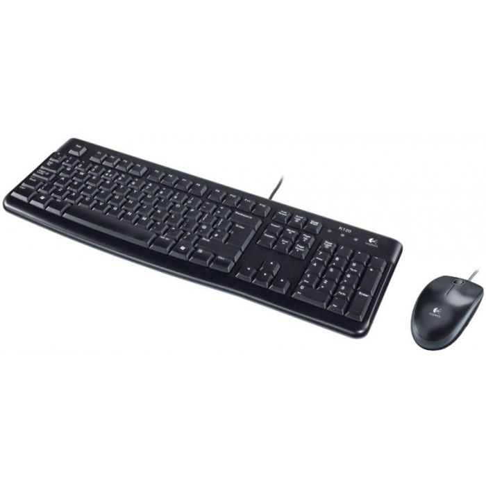 Ensemble LOGITECH Clavier et Souris MK120 USB - Noir