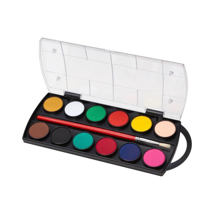 Box De 12 Aquarelle BIC Watercolors Pour Enfants - Couleurs Assortis