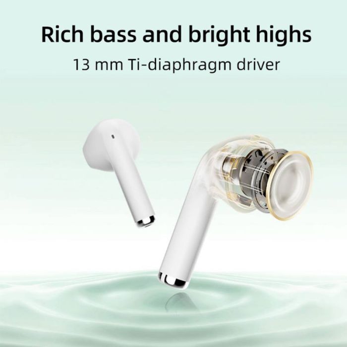 Écouteurs Sans Fil QCY T29 Ailybuds Lite Bluetooth - Blanc