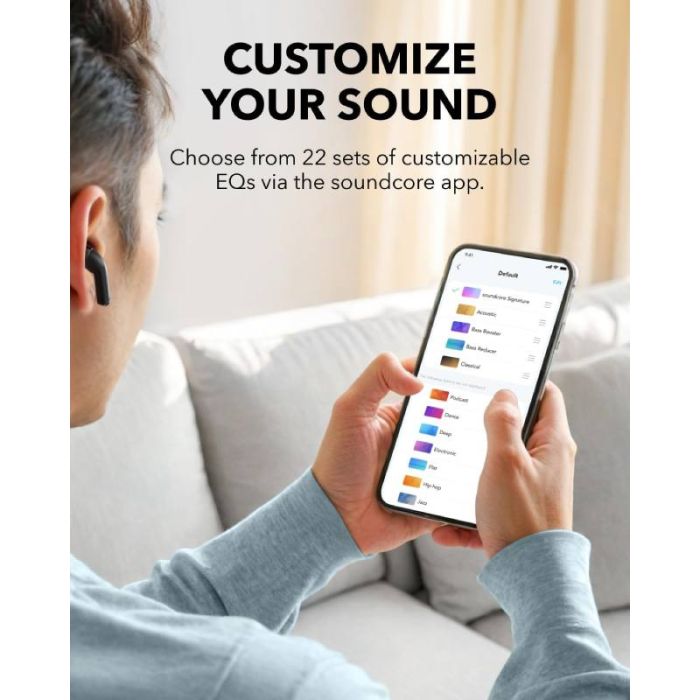 Écouteurs Bluetooth  Anker Soundcodre K20i - Noir 