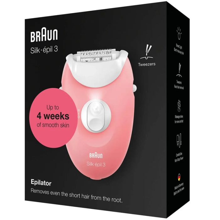 Épilateur BRAUN SE3-176 Série 3 - Rose