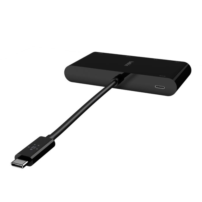 Adaptateur BELKIN Multiport USB-C 5-en-1 - Noir