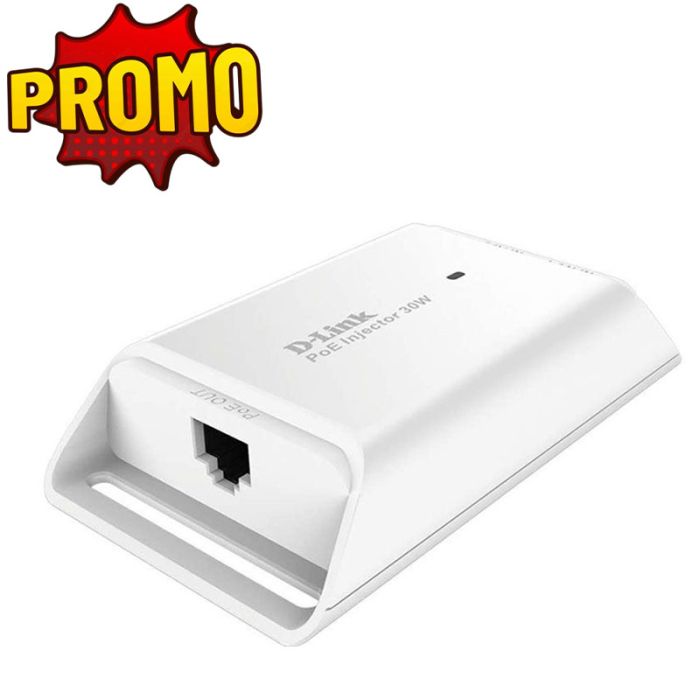 Adaptateur d'injecteur PoE D-LINK DPE-301GI 1000 Mbps - Blanc