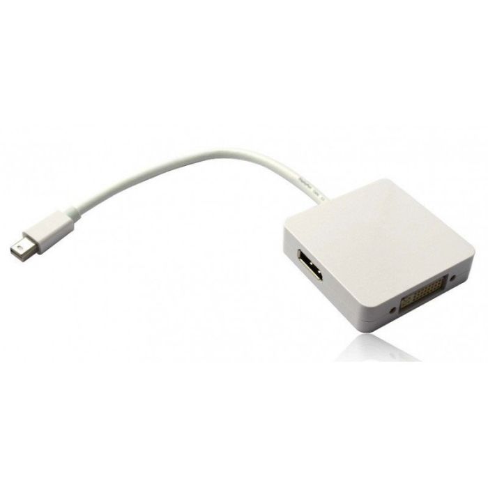 Adaptateur Mini DisplayPort Vers Dvi-i Femelle, Hdmi Femelle Et Vga Femelle