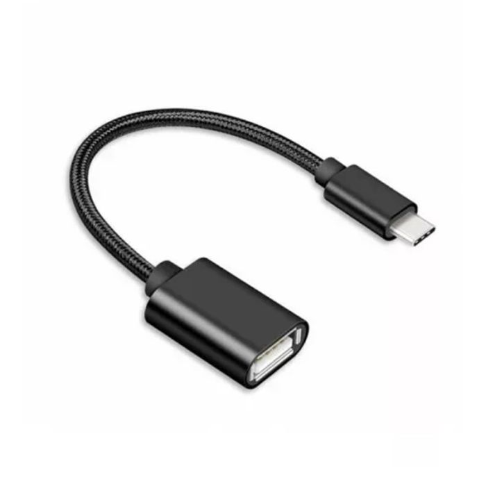 Adaptateur USB OTG Type C Vers USB - Noir 