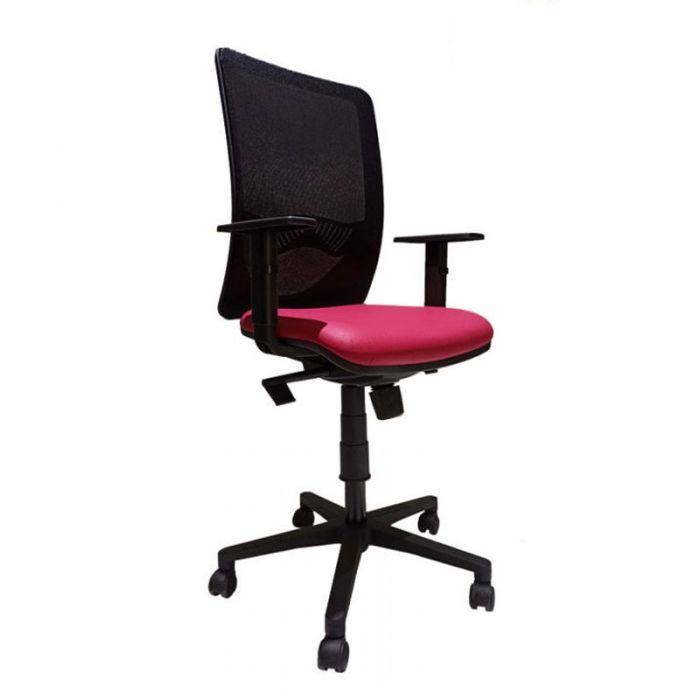 Fauteuil Opérationnel DUKE En Simili Cuir Avec Accoudoirs Réglable - Rose Fushia