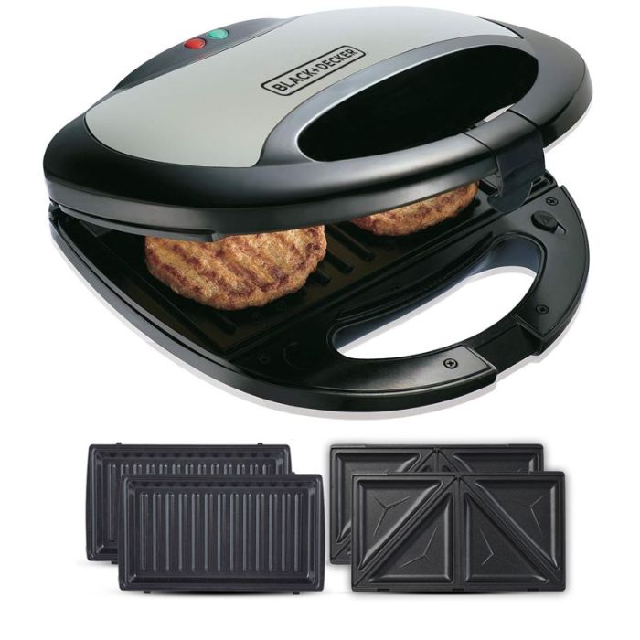 Appareil De Cuisson 2EN1 BLACK&DECKER 750W - Noir