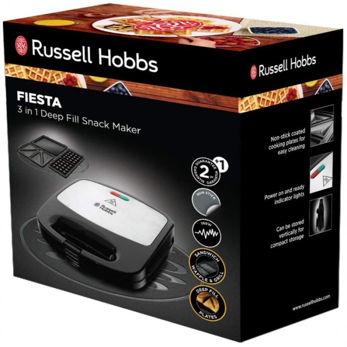 Appareil de Cuisson 3EN1 RUSSELL HOBBS 24540-56 750W - Noir