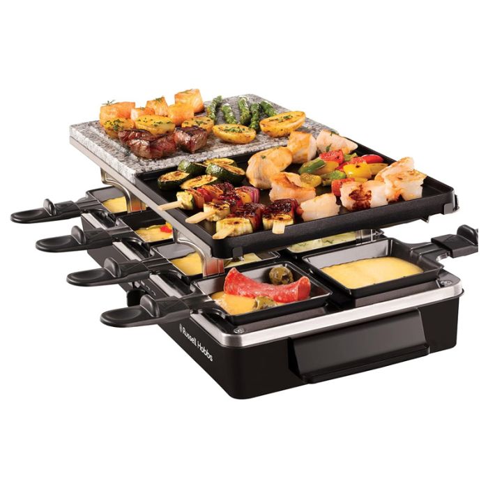 Appareil A Raclette Multifonction RUSSEL HOBBS 26280-56 1400W - Noir