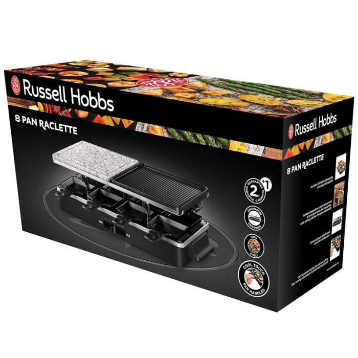 Appareil A Raclette Multifonction RUSSEL HOBBS 26280-56 1400W - Noir