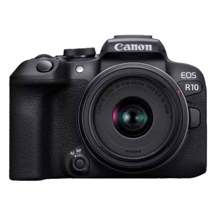 Appareil Photo Hybride CANON EOS R10 24,2 MP + Objectif RF-S18-150 MM - Noir