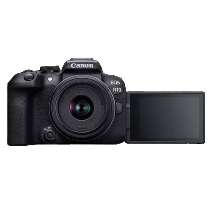 Appareil Photo Hybride CANON EOS R10 + Objectif RF-S 18-45 MM - Noir